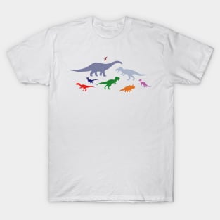 Colorful Dinosaurs T-Shirt